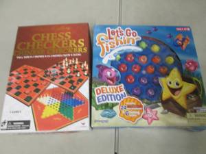 lot 92 image: Checkers, Lets Go Fishing...