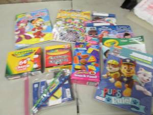 lot 93 image: Activity Books, Crayons etc...