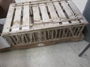 lot 266 image: Chicken Crate...