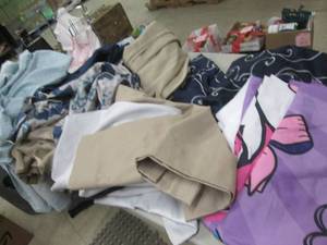 lot 282 image: Lot of Assorted Curtain Panels...