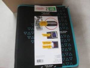 lot 325 image: 3 - 2 inch Five Star Zipper Binders...