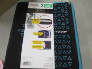 lot 338 image: 3 - 2 inch Five Star Zipper Binders...