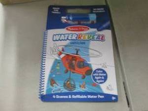 lot 349 image: 12 Melissa & Doug Water Reveal Vehi...
