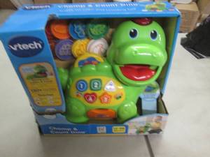 lot 122 image: Vtech Chomp & Count Dino...
