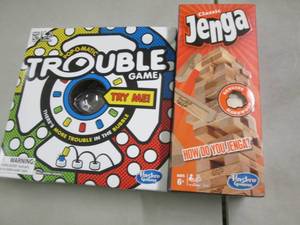 lot 150 image: Trouble, Jenga...
