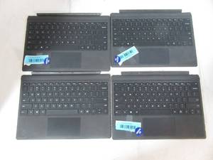 Lot of 4 Microsoft Surface Pro Keyboards&nbsp