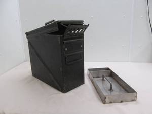vintage ammo repurposed can
