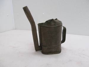 Antique oil can