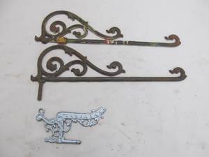 Antique mail box bracket