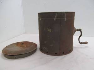 Antique butter churn