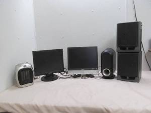 Monitors, subwoofers, heater