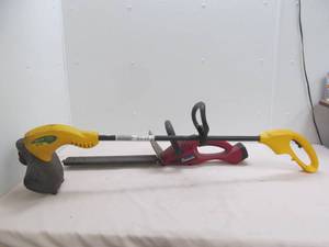 Hedge trimmer, weed eater trimmer
