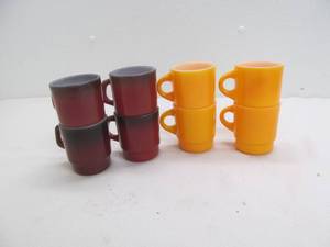 vintage fire king mugs