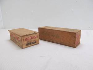 vintage cheese boxes