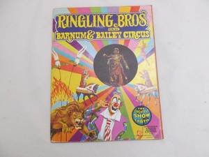 Vintage circus program
