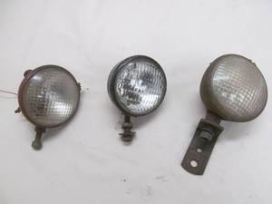 Vintage tractor lights