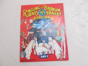 Vintage collectible circus program