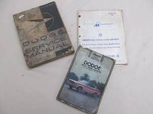Vintage dodge service manuals