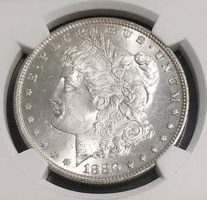 18809-S MORGAN SILVER DOLLAR MS64 NGC