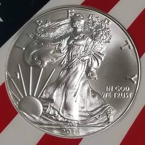 2018 AMERICAN SILVER EAGLE 1 TROY OZ. .999 FINE SILVER MS70 NGC