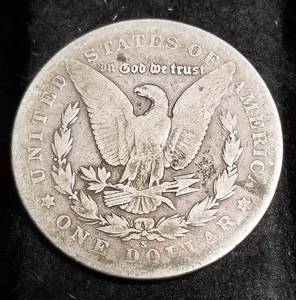 1904-S MORGAN SILVER DOLLAR BETTER DATE COIN