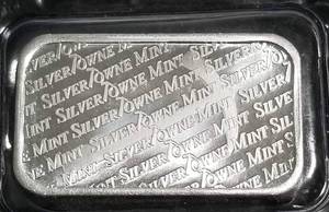 1 TROY OZ. .999 FINE SILVER BAR SILVERTOWNE SEALED