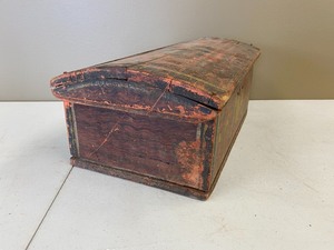 lot 100 image: Antique Box FILLED with Paper Ephemera