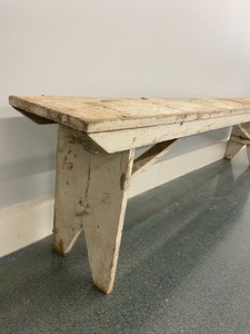 lot 115 image: Pair of Benches & Folding Chair