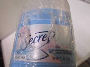 lot 121 image: Secret Deodorant