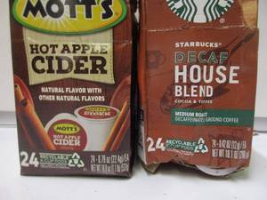 lot 116 image: Cider and Decaf K-Cups