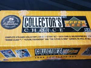 lot 9 image: 1994 Upper Deck Baseball Card Factory Sealed Set.