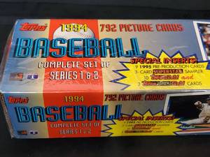 lot 17 image: 1994 Topps Baseball Card Factory Sealed Set.