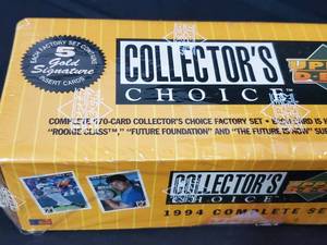 lot 18 image: 1994 Upper Deck Baseball Card Factory Sealed Set.