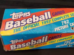 lot 21 image: 1992 Topps Baseball Card Factory Sealed Set.