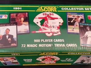 lot 22 image: 1991 Score Baseball Card Factory Sealed Set