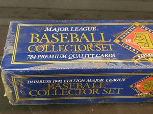 lot 27 image: 1992 Donruss Baseball Card Factory Sealed Set.