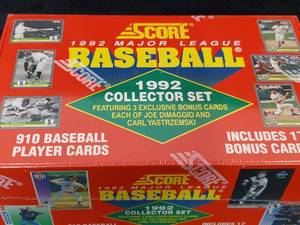 lot 36 image: 1992 Score Baseball Card Factory Sealed Set