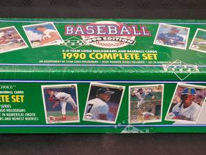 lot 39 image: 1990 Upper Deck Baseball Card Factory Sealed Set.