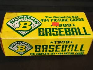 lot 45 image: 1989 Bowman Baseball Card Factory Sealed Set.