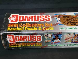 lot 8 image: 1991 Donsuss Baseball Factory Sealed Set