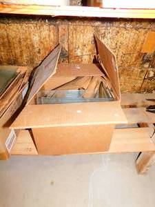 lot 180 image: Box of New 12 x 12 Glass Pieces