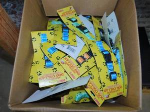 lot 24 image: Box of New Dukes Adjustable Dog Collars