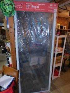 lot 31 image: New Patio Door Screen  Hood  Frame
