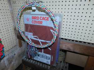lot 33 image: 3 New Bird Cage Covers  Swing