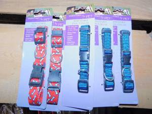 lot 39 image: New Essentials for my Pet 6 Adjustable Dog Collars