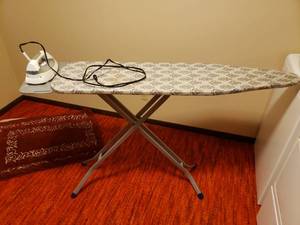 lot 50 image: Ironing Board and Iron
