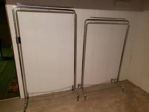 lot 71 image: 2 Metal Clothing Racks
