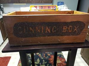 lot 99 image: Gunning Box with Gun Cleaning Supplies