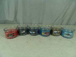 6 New 3 Wick Candles