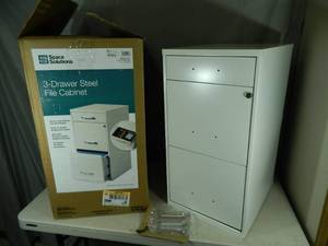 3 Drawer File Cabinet